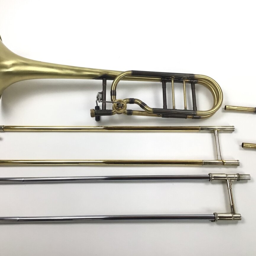 Used Courtois AC420R Professional Bb/F (Gb, Flat G) Tenor Trombone (SN: 43258)
