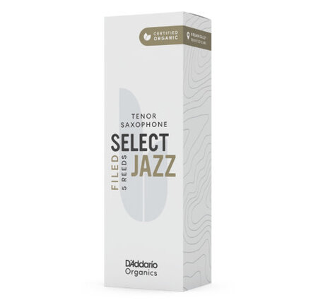 D'Addario Organic Select Jazz Filed Tenor Saxophone Reeds