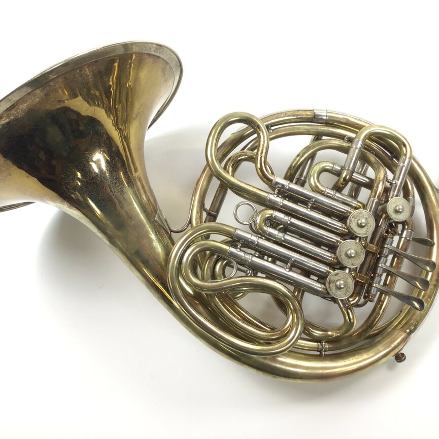 Used Kruspe "Erfurt" Bb/F Double French Horn (SN: 3691)