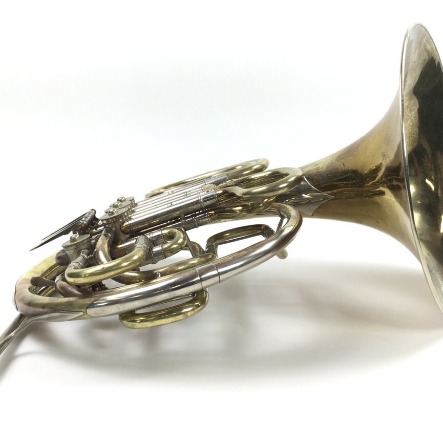 Used Kruspe "Erfurt" Bb/F Double French Horn (SN: 3691)