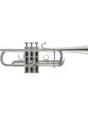 Bach Stradivarius Trumpet in C, Silver Plate C180SL229 "25H"