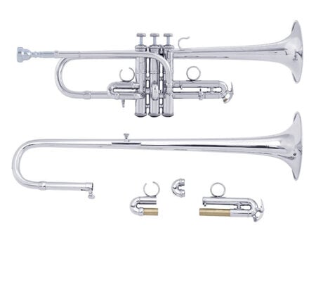 Bach ADE190S D/Eb Trumpet Silver Plate