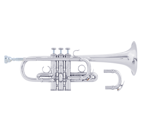 Bach AE190S Eb Trumpet- Silver Plate