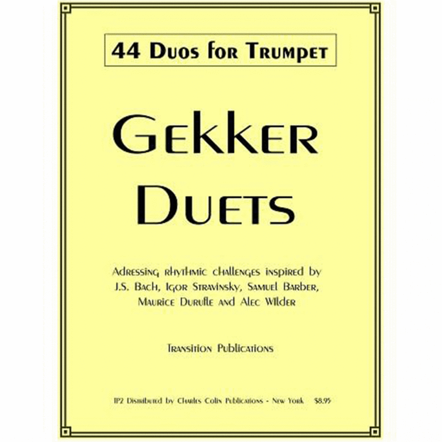 Gekker 44 Duos for Trumpet