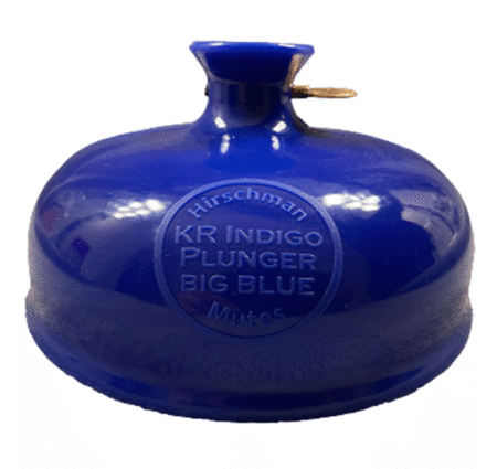 Hirschman Mutes "KR Indigo Big Blue" Trombone Plunger Mute