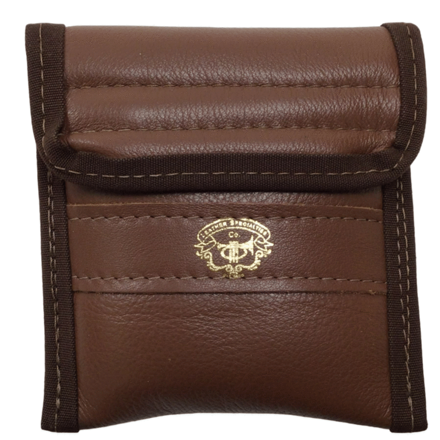 Leather Specialties Trumpet Double Mouthpiece Pouch - Leather