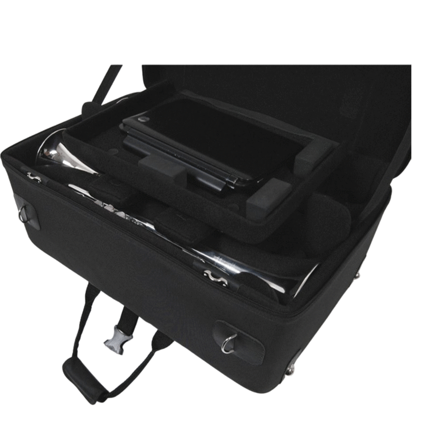 Marcus Bonna Case for 4 Trumpets and Laptop- Black