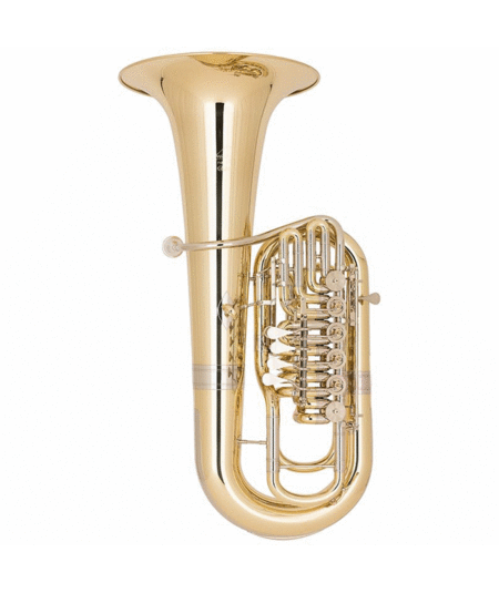 Miraphone F481C-6V (5V Right + 1V Left)  Elektra F Tuba in Yellow Brass