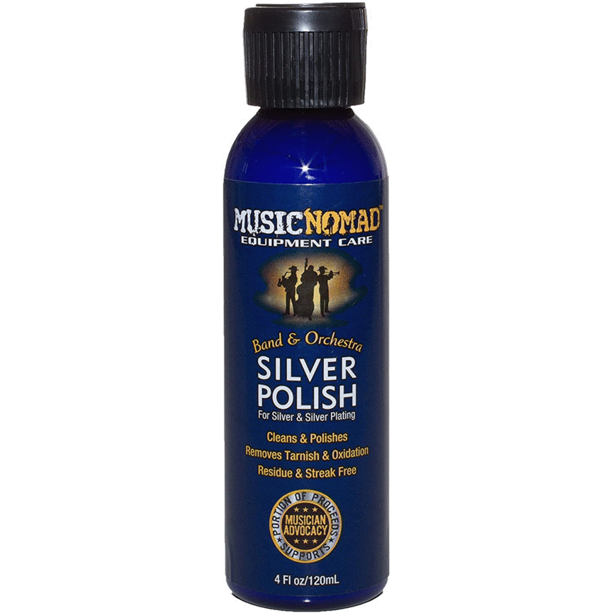 Music Nomad Silver Polish for Silver and Silver Plating 4 oz.