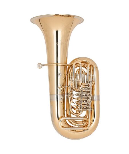Miraphone BB187-5V-GB Gold Brass Rotor Tuba