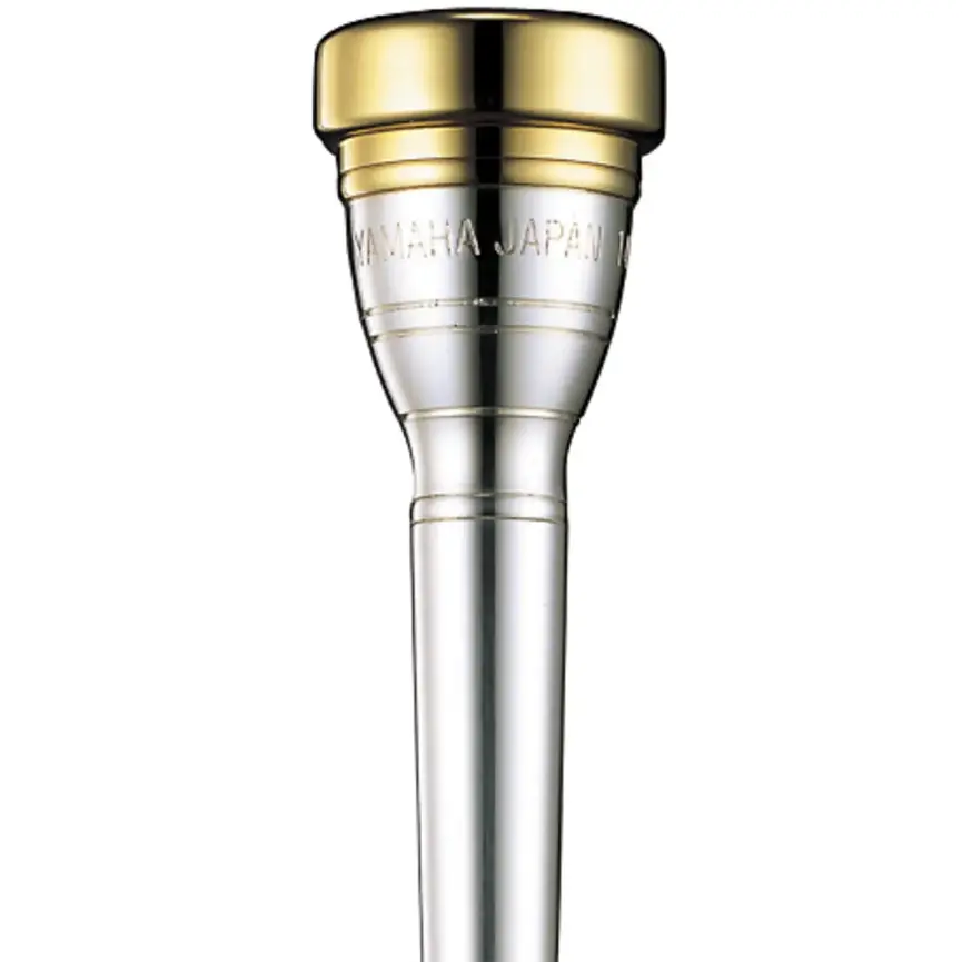 Yamaha Gold-Plated Rim/Cup 14E short shank Cornet Mouthpiece