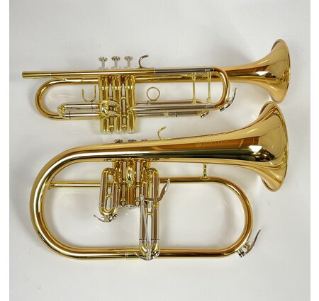 *Special Promotion* Demo Jupiter JTR1110R Bb Trumpet and Jupiter JFH1100 Bb Flugelhorn Combo