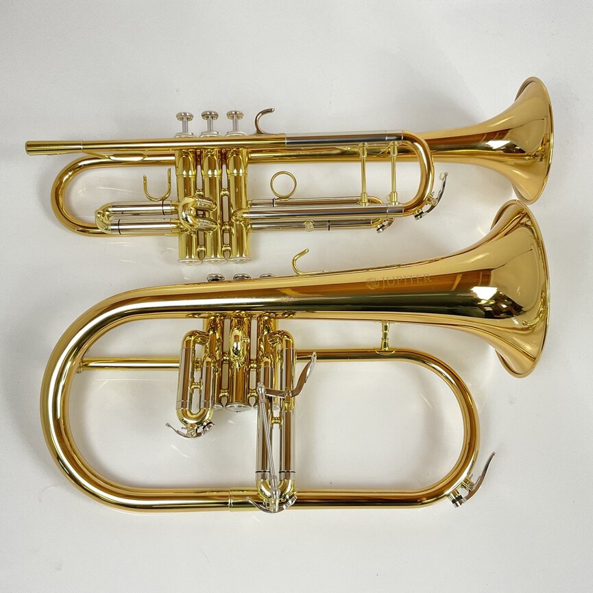 *Special Promotion* Demo Jupiter JTR1110R Bb Trumpet and Jupiter JFH1100 Bb Flugelhorn Combo
