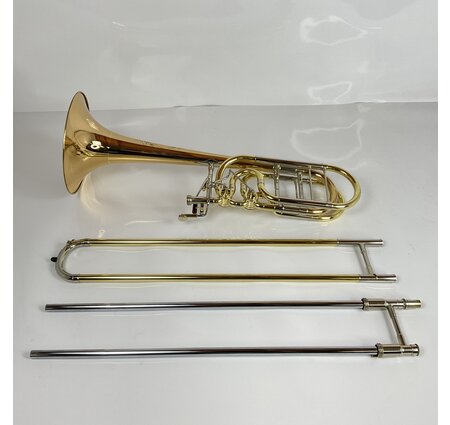 Used S. E. Shires Bb/F/Gb/D Independent Bass Trombone (SN: 12048)