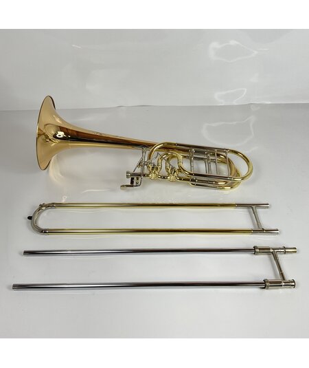 Used S. E. Shires Bb/F/Gb/D Independent Bass Trombone (SN: 12048)