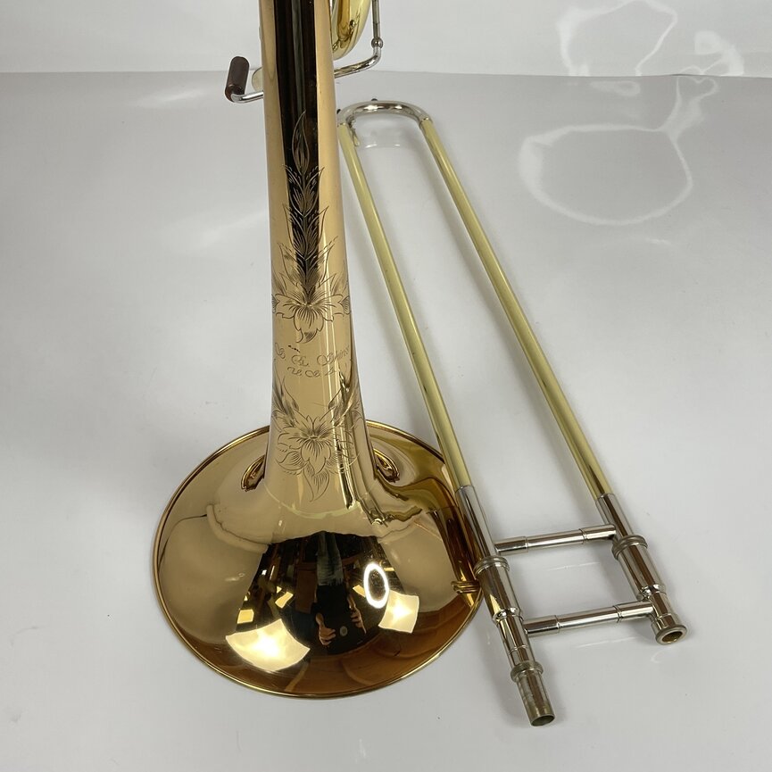 Used S. E. Shires Bb/F/Gb/D Independent Bass Trombone (SN: 12048)