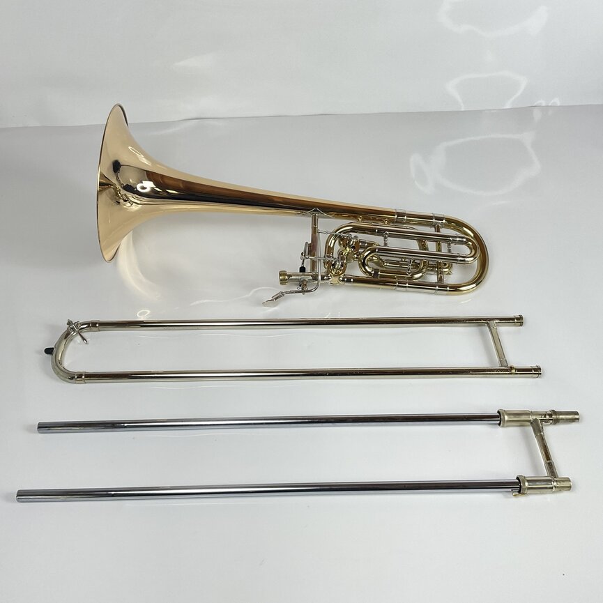 Used Bach LT50BLG Bb/F/D Dependent Bass Trombone (SN: 39163)