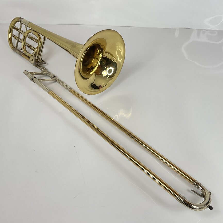 Used Conn Elkhart 72H Bb/F Bass Trombone (SN: K91296)