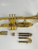 Used Holton Revelation Bb/A Cornet, Gold Plate (SN: 29487)