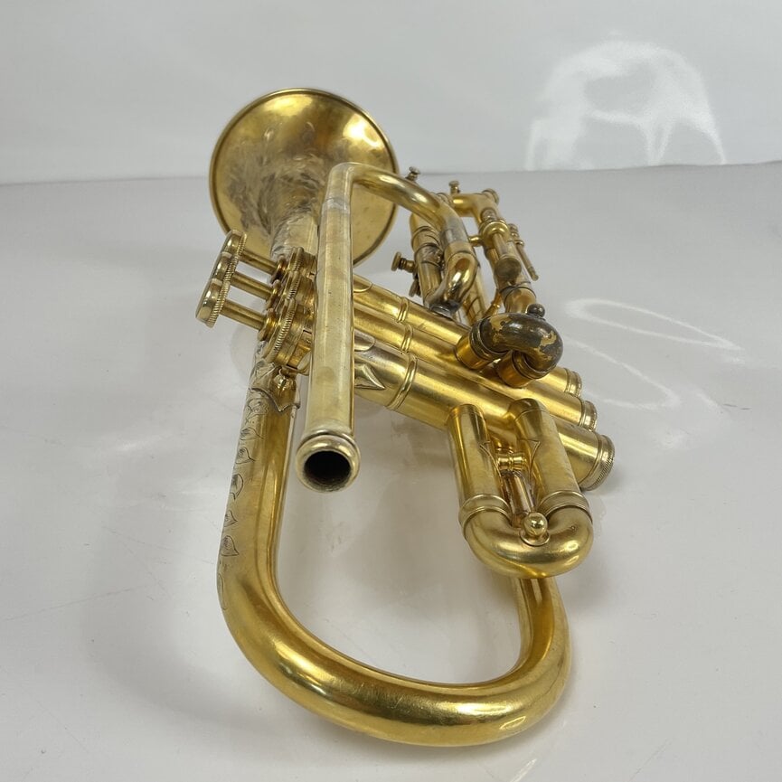 Used Holton Revelation Bb/A Cornet, Gold Plate (SN: 29487)