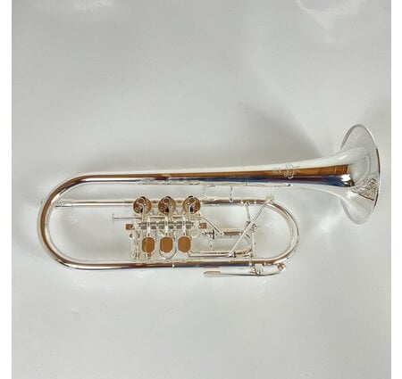 Used Yamaha YTR-948FFGS Rotary C Trumpet (SN: 000138)