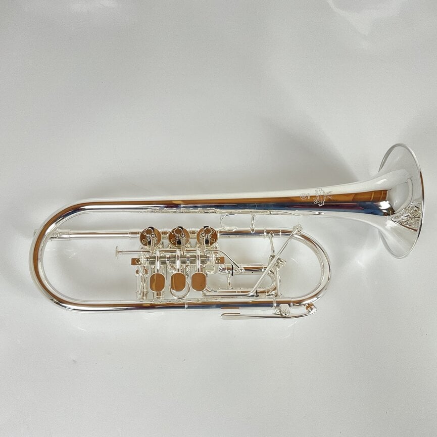 Used Yamaha YTR-948FFGS Rotary C Trumpet (SN: 000138)