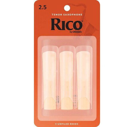 Rico Tenor Saxophone Reeds Pack of 3