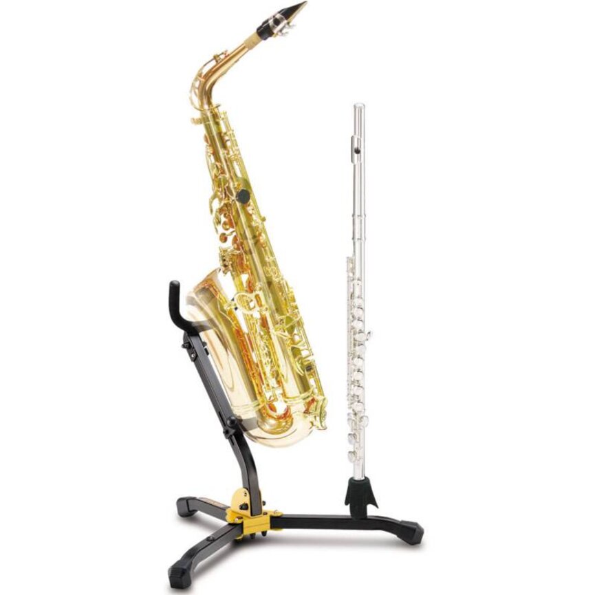 Hercules DS532BB Alto/Tenor Saxophone, Flute/Clarinet Stand w/Bag