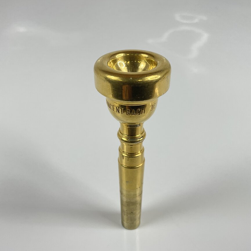 Used Bach 3C Trumpet, Gold Plate [32671]