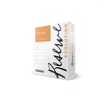 D'Addario Reserve Evolution Bb Clarinet Reeds 3.5+