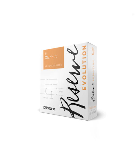 D'Addario Reserve Evolution Bb Clarinet Reeds 3.5+