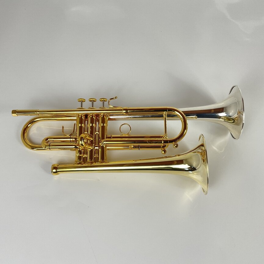 Used Stomvi Elite Combi Bb Trumpet w/ Two Bells (SN: 954544)