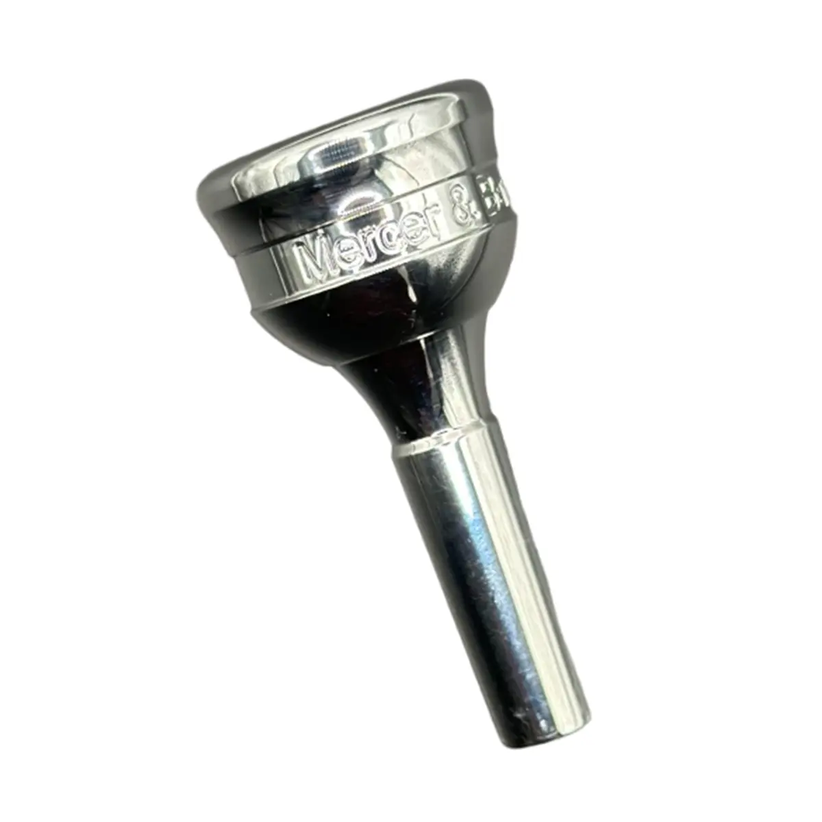 Mercer & Barker Fluglehorn Mouthpiece Silver Plate - Dillon Music