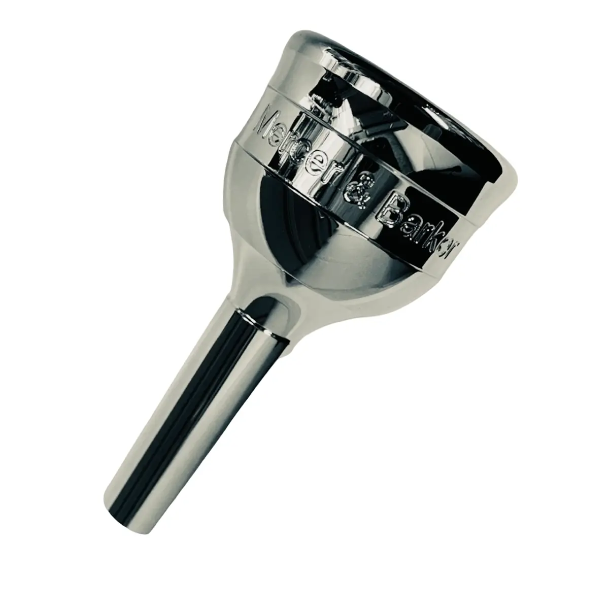 Mercer & Barker Bass Trombone Mouthpiece Silver Plate - Dillon Music
