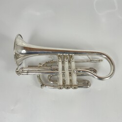 Vintage 1960's Donald E. Getzen DEG Signature Silver Trumpet
