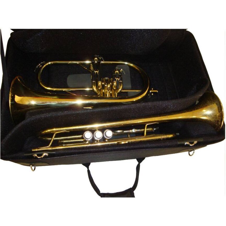 Marcus Bonna 2 Trumpets and Flugel Case- Black