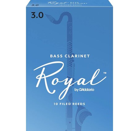 Rico Royal Bass Clarinet Reeds Pack of 10