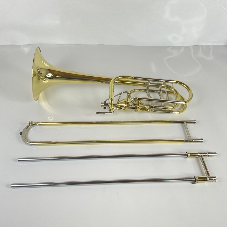Demo S.E. Shires Q Series TBQ36YA Bb/F/Gb/D Bass Trombone (SN: Q15172)