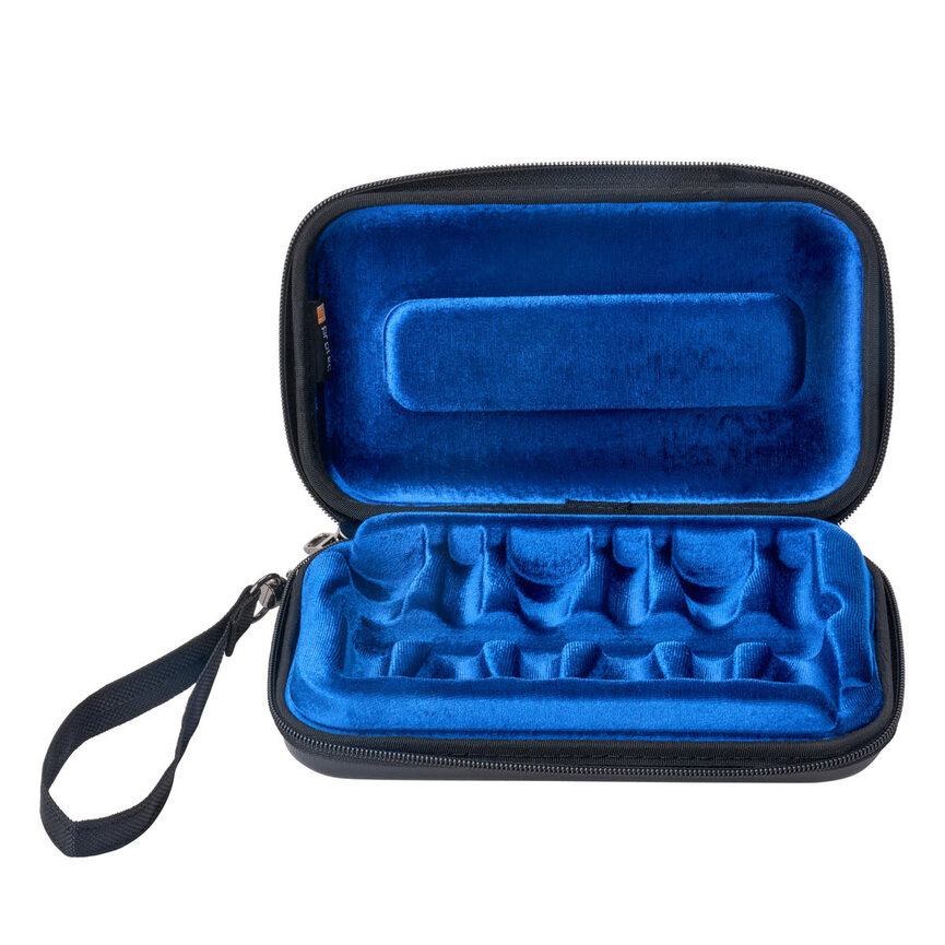 Protec BM214 Trumpet Mouthpiece Case - Micro Zip, 6-Piece Black