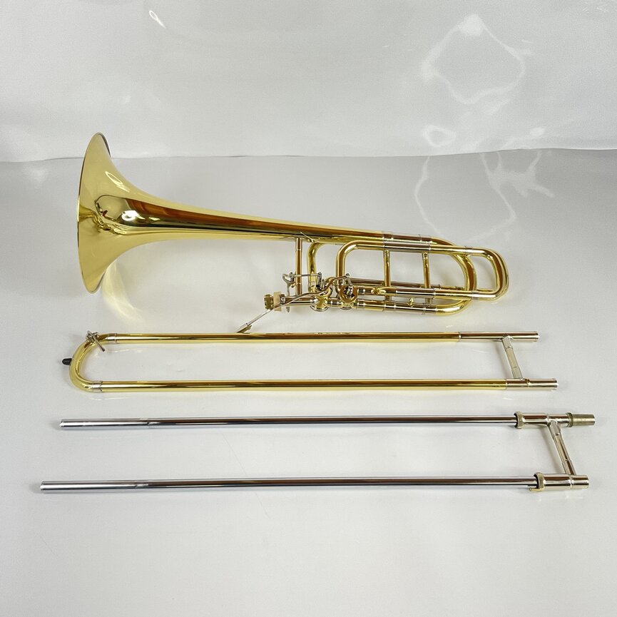 Used Bach 50B3LO Bb/F/Gb/D Bass Trombone (SN: 221650)