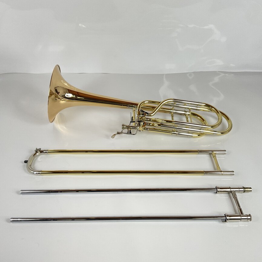 Used Getzen 1062FDR Eterna Bb/F/D Bass Trombone (SN: 1750)