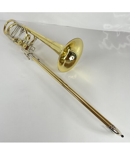 Used S.E. Shires Q Series TBQ36YR Bb/F/Gb/D Bass Trombone (SN: Q0990)
