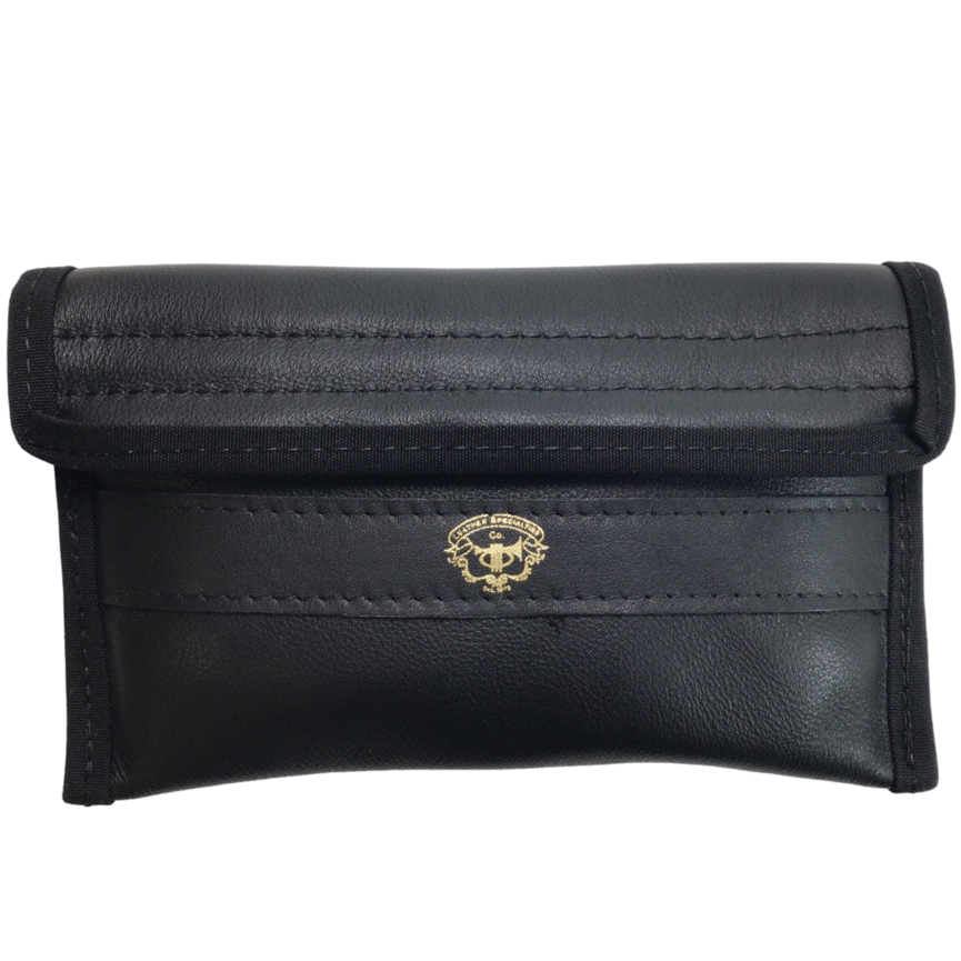 Leather Specialties Trumpet Quadruple Mouthpiece Pouch - Leather Black