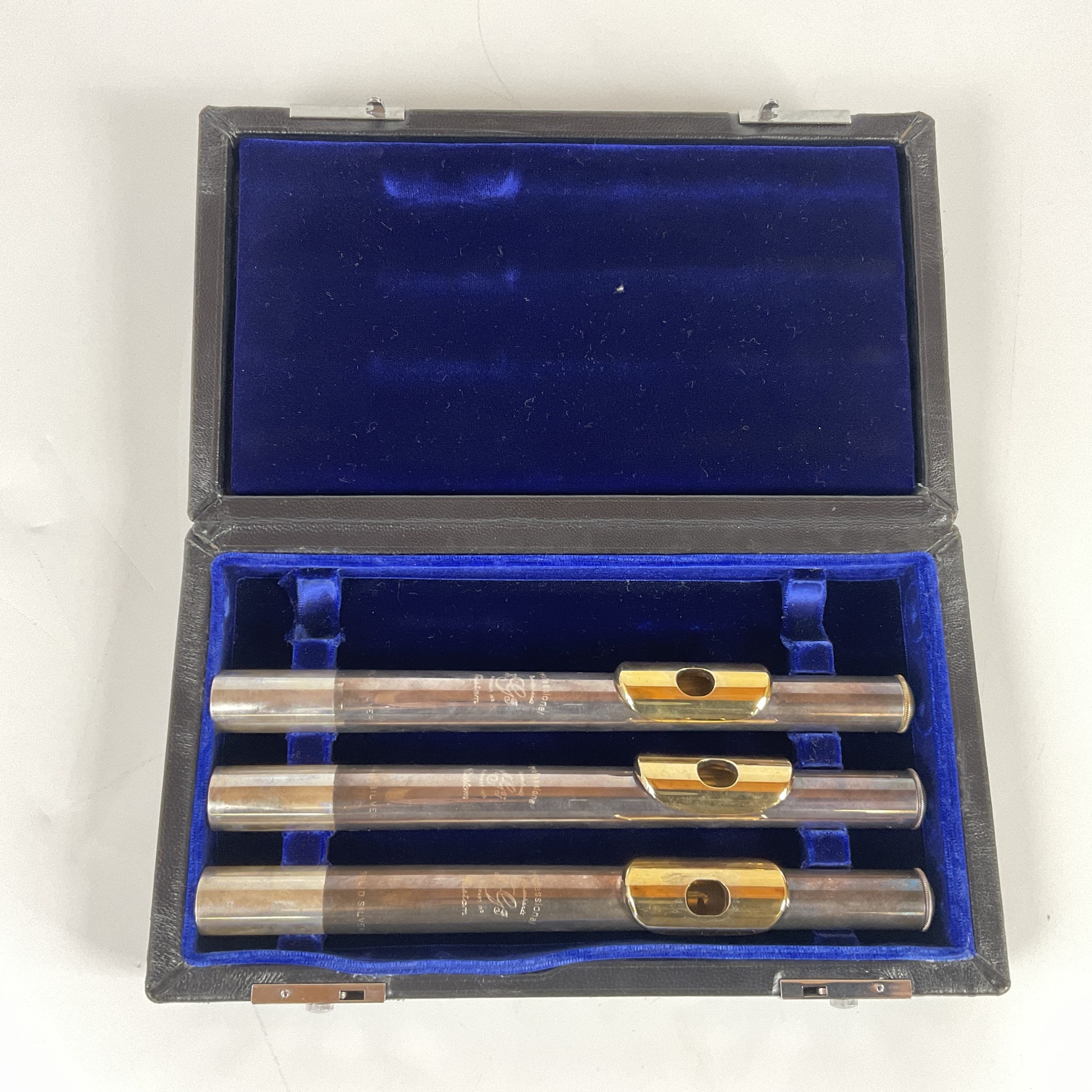 Set of Three Demo Gemeinhardt Solid Silver Headjoints [33942 Set of Three Demo Gemeinhardt Solid Silver Headjoints [33942