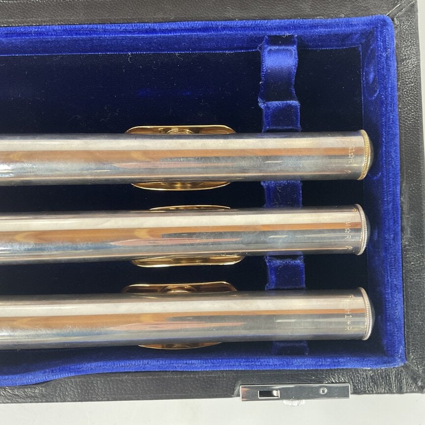 Set of Three Demo Gemeinhardt Solid Silver Headjoints [33942]