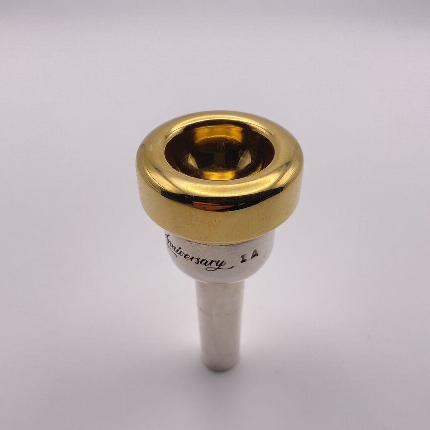 Used Greg Black 1A Short Shank Cornet, Gold Rim and Cup [35681]