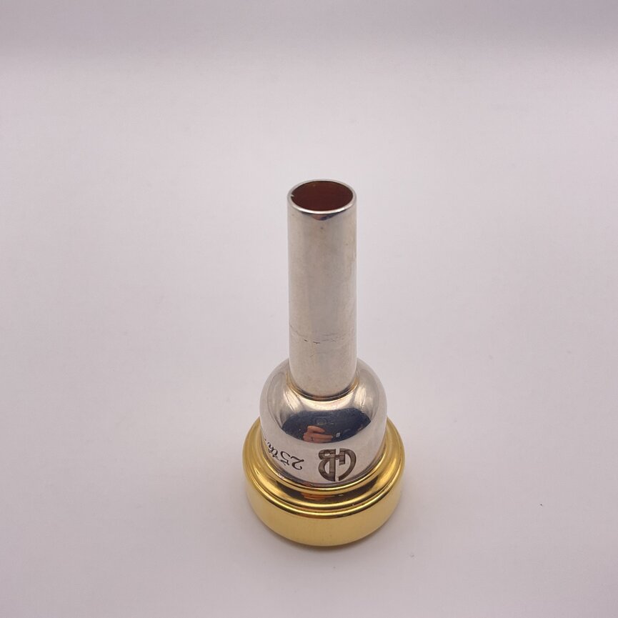 Used Greg Black 1A Short Shank Cornet, Gold Rim and Cup [35681]