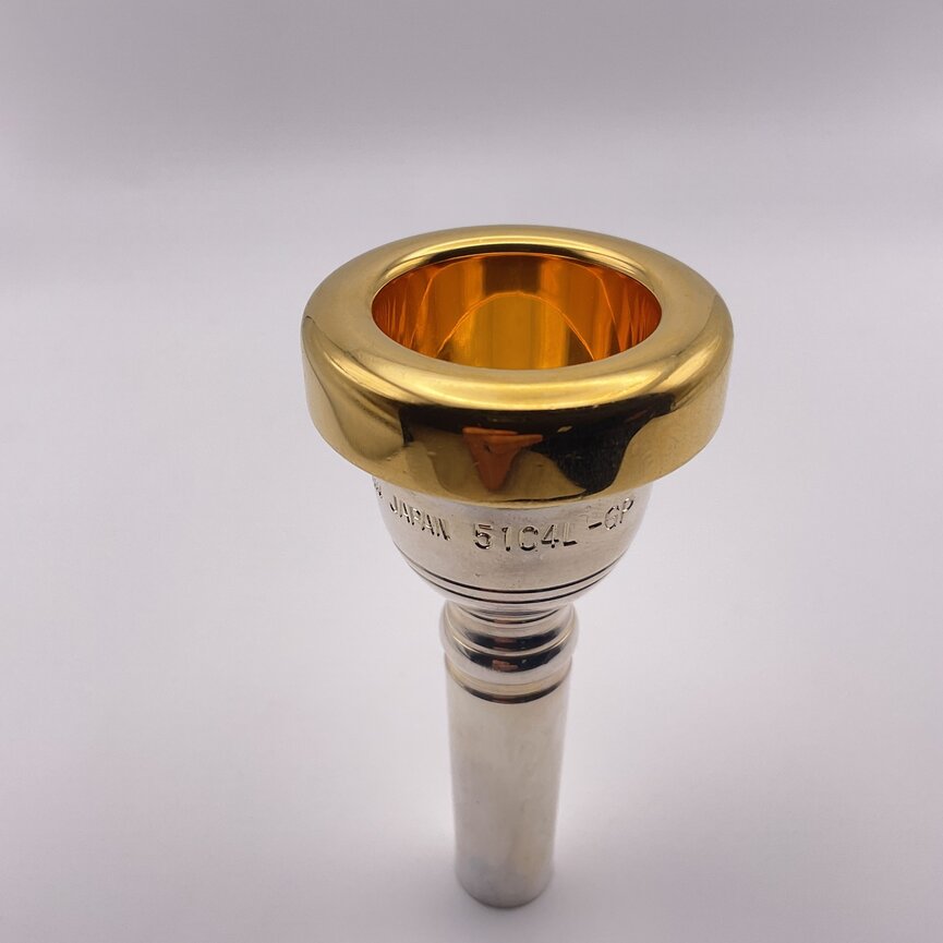 Used Yamaha 51C4L-GP Large Shank Trombone, Gold Rim/Cup [35657]