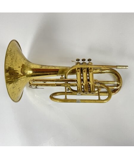 Used Bach 1017 Mercedes F Mellophone, Left-Hand Conversion (SN: 37629)