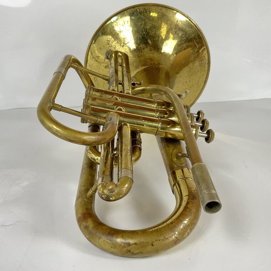 Used Bach 1017 Mercedes F Mellophone, Left-Hand Conversion (SN: 37629)